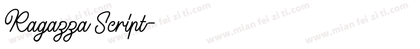 Ragazza Script字体转换